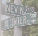 Nevin street sign