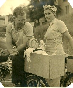 Baby on bike
